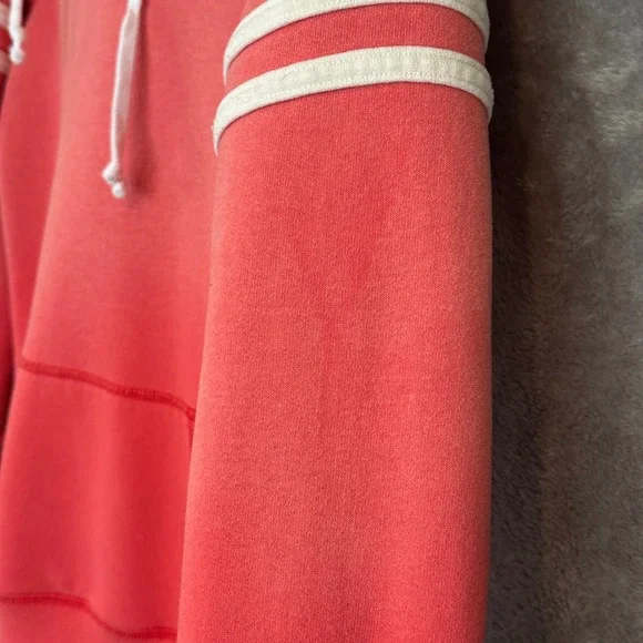 Hollister Y2K Hoodie Women L Pink Ombré SoCal Surf Fleece Preppy Coastal - Picture 4 of 11